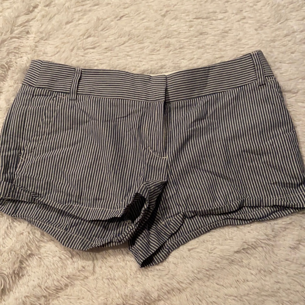 J. Crew Shorts Pinstripe